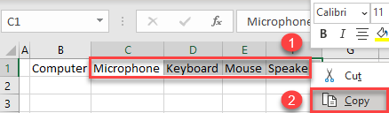 excel transpose data