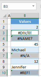 find errors final data