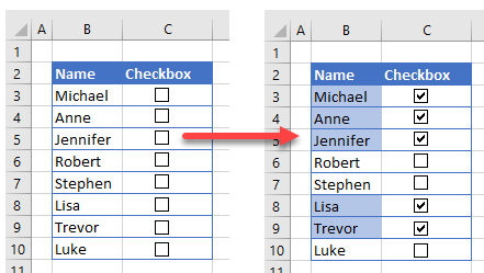 Cross sheet formula, check the box in one sheet when ALL boxes are