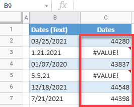google sheets convert string to date datevalue function 3
