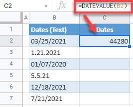 google sheets convert string to date datevalue function