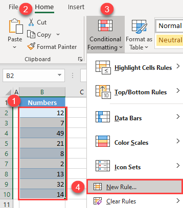 highlight highest value conditional formatting