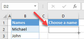 insert combo box form control 2