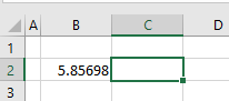 limit decimal select cell