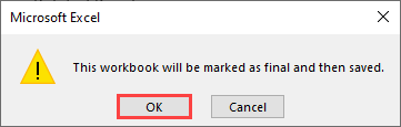 mark workbook as final 3