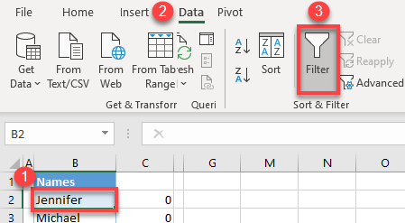 remove unique values formula 3