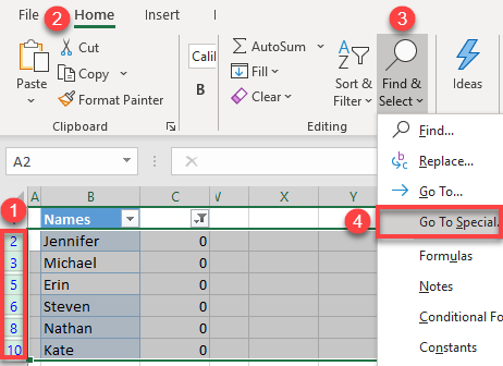 remove unique values formula 5