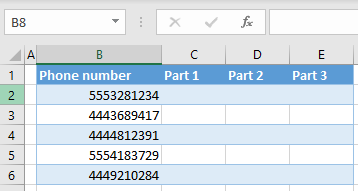 separate numbers find and replace 3