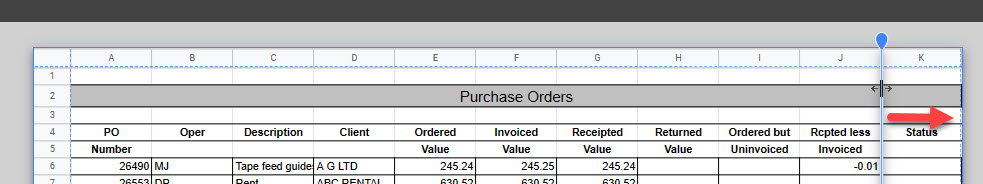 pagesetup gs drag page breaks columns