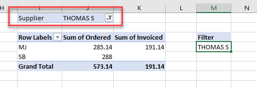 VBA Filter Page Filtered