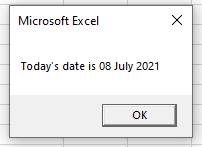 VBA Date Format