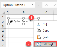 change option button text