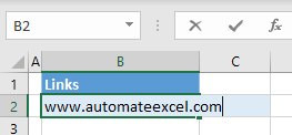 voordat commentator Conciërge How to Disable / Turn Off Automatic Hyperlinks in Excel - Automate Excel