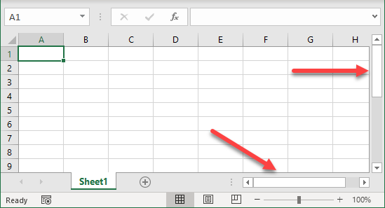 How To Hide Vertical And Horizontal Scroll Bars In Excel - Automate Excel