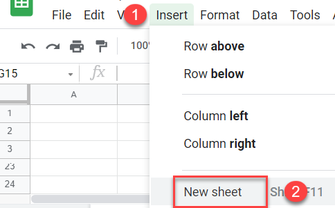 insert add new worksheet tab 6