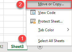 move a sheet into existing workbook