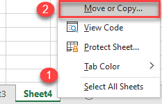 move a sheet into new workbook