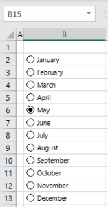 How to Add and Group Radio (Option) Buttons in Excel - Automate Excel