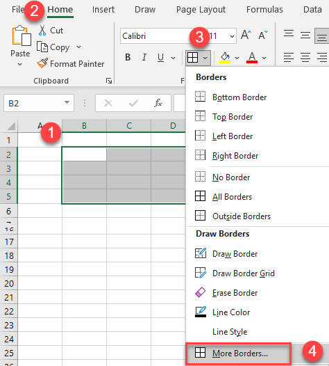 change border line color 12