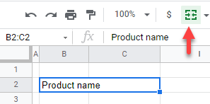 google sheets merge cells final