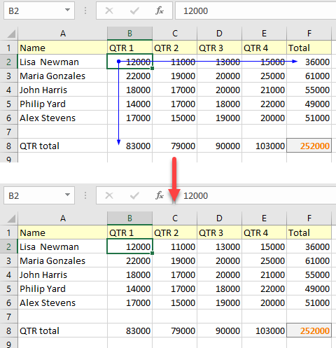 hide dependency tracer arrow 4