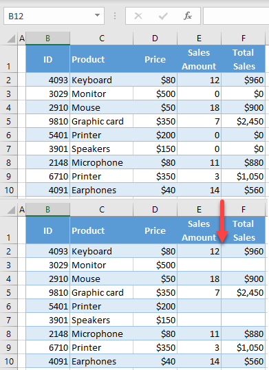 hide zeroes initial data