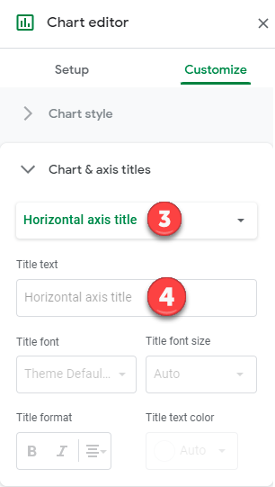 Add Label Axis Title Google Sheets