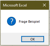 MsgBox Frage Beispiel