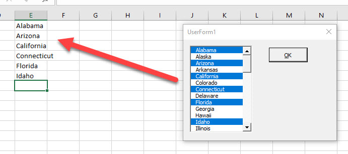 VBAListBox_MultiSelect ReturnToExcel