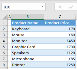 insert pound sign final data