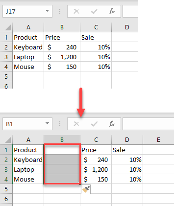 How to Insert and Shift Cells Right in Excel & Google Sheets - Automate Excel