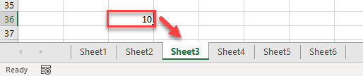 select all sheets change cell 2