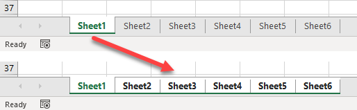 Select All Sheets in Excel  