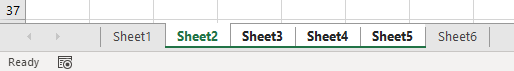 select multiple consecutive sheets
