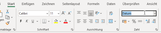 vba start zahlen datum