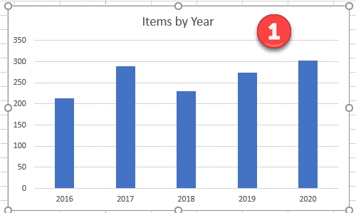 Click Graph to Save Chart as PDF in Excel