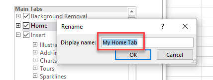 CustomRibbon RenameDefaultTab