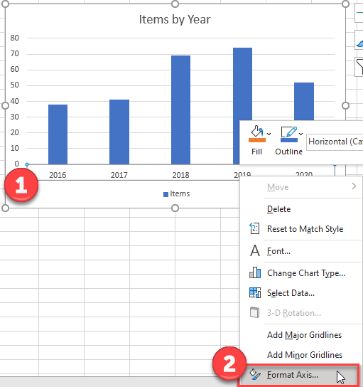 Rotate Charts in Excel