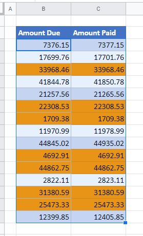 Match GoogleSheets Final