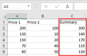 add a column with cell reference 3