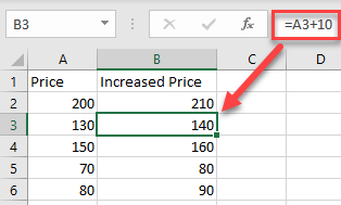 add a value to multiple cells 3