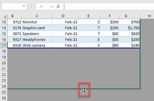 how to add a border to a page in excel