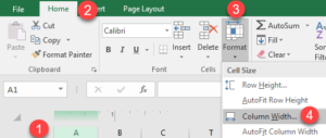 Change Cell Size in Pixels or Inches in Excel & Google Sheets ...