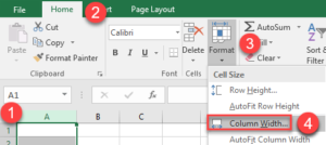 Change Cell Size in Pixels or Inches in Excel & Google Sheets ...