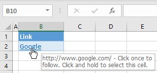 How to Create a Hyperlink in Excel & Google Sheets - Automate Excel