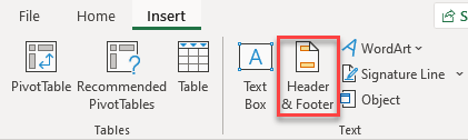 display current date in header 1