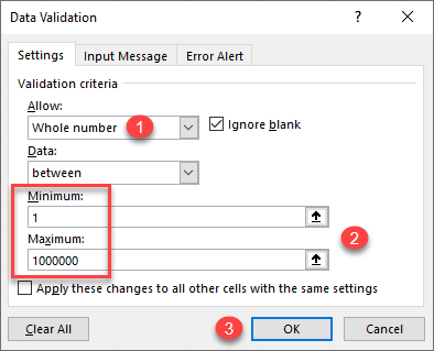 enable error alert data validation 1