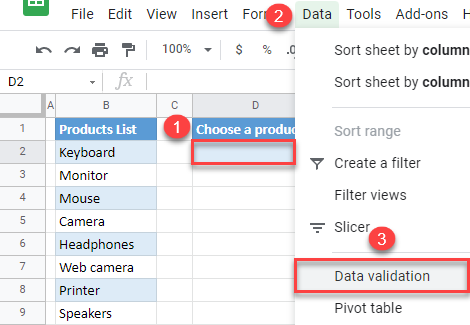 Create a Drop Down List Filter in Excel & Google Sheets - Automate Excel