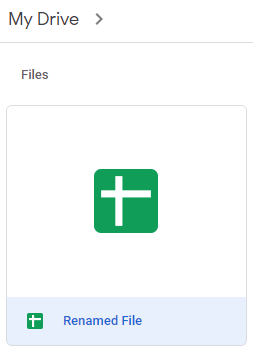 google sheets rename a file drive 2