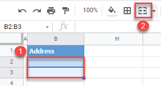 google sheets two lines in one cell